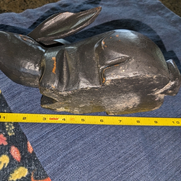 Antique Primitive Wooden Rabbit - Picture 13 of 17